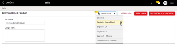 Enact dashboard in your language