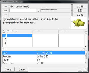Data Entry Screen