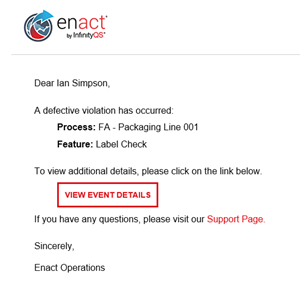 Email Notification