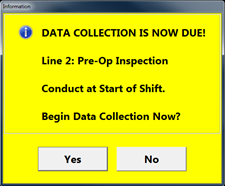 Time Data Collection Due