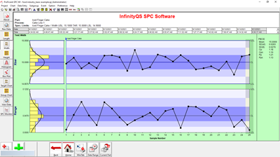 InfinityQS ProFicient Project screen